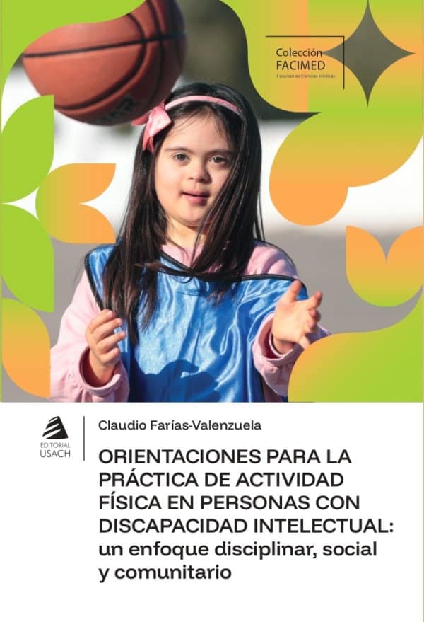 Portada de libro con niña usando casco deportivo, fondo verde y texto “Orientaciones para la práctica”.